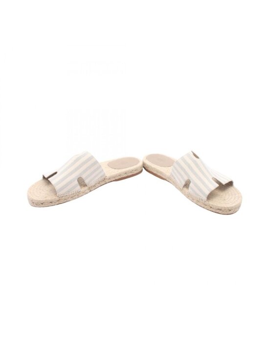 Hermes Sandals Espadrilles Antigua Striped Canvas main image 6